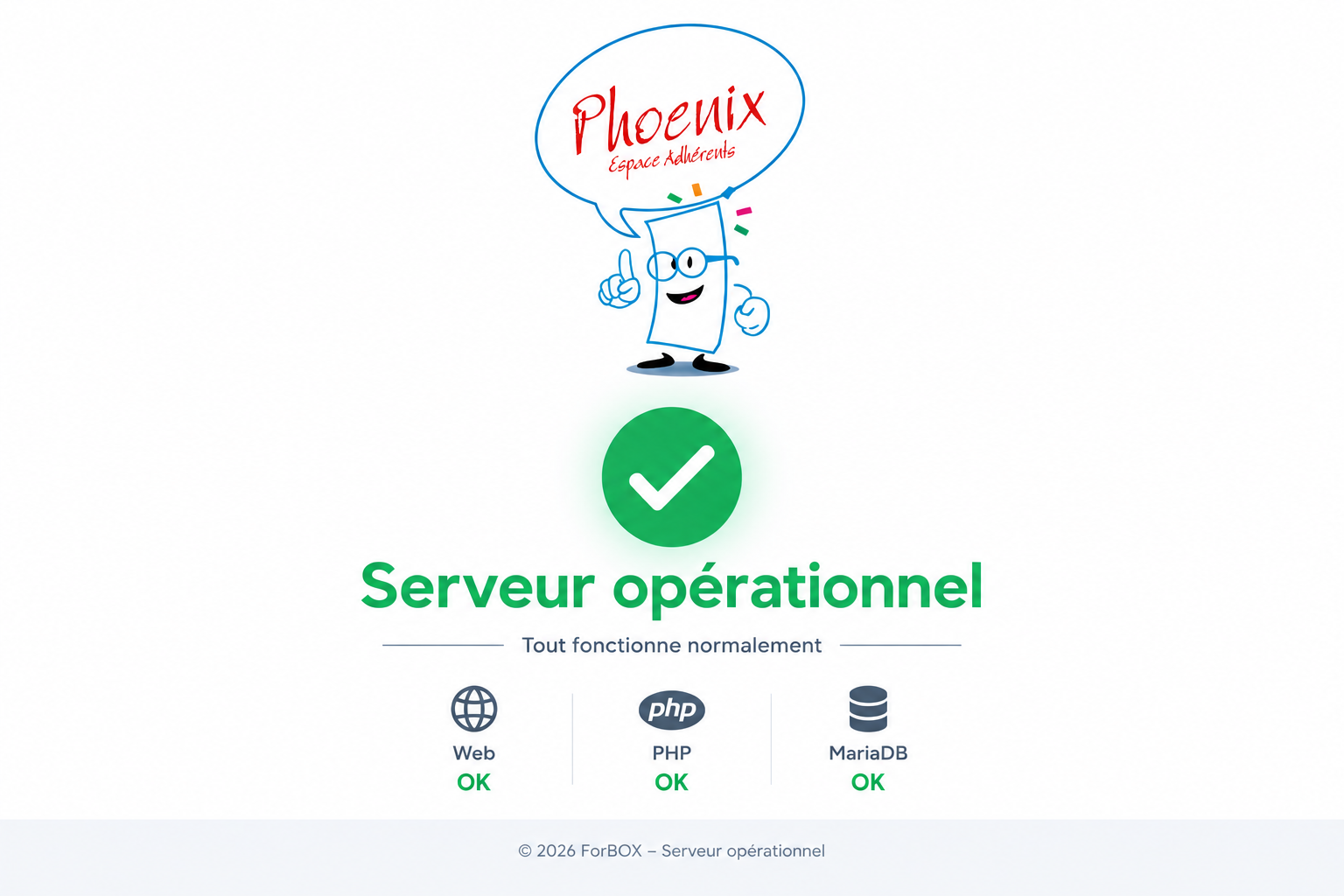 ForBOX - Serveur opérationnel